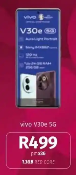 Vodacom Vivo V30e 5G offer