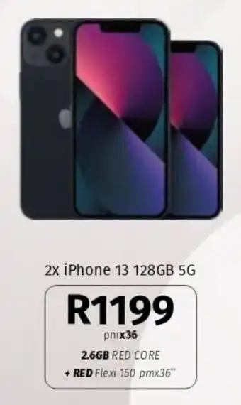 Vodacom iPhone 13 128GB 5G offer