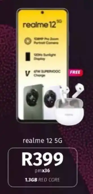 Vodacom Realme 12 5G offer