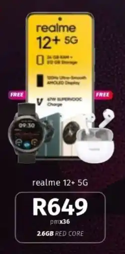 Vodacom Realme 12+ 5G offer