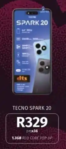 Vodacom Tecno Spark 20 offer