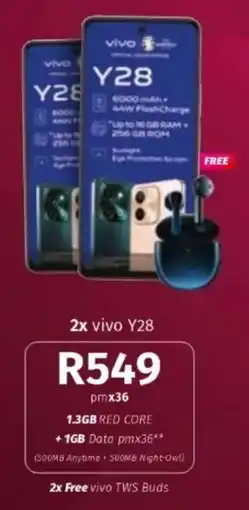 Vodacom Vivo Y28 offer