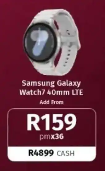 Vodacom Samsung Galaxy Watch7 40mm LTE offer