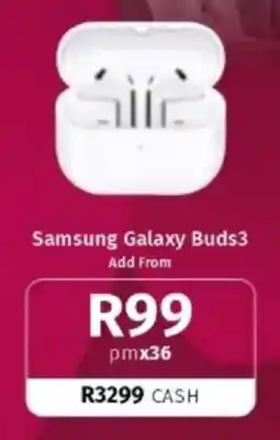 Vodacom Samsung Galaxy Buds3 offer