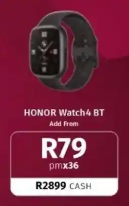 Vodacom HONOR Watch4 BT offer