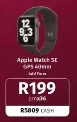 Vodacom Apple Watch SE GPS 40mm offer