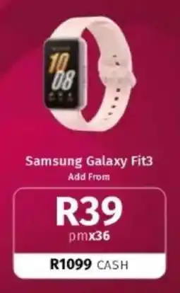 Vodacom Samsung Galaxy Fit3 offer