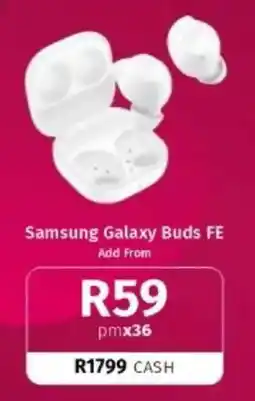 Vodacom Samsung Galaxy Buds FE offer