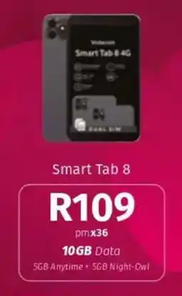 Vodacom Smart Tab 8 offer