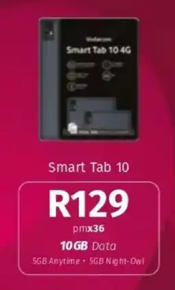 Vodacom Smart Tab 10 offer