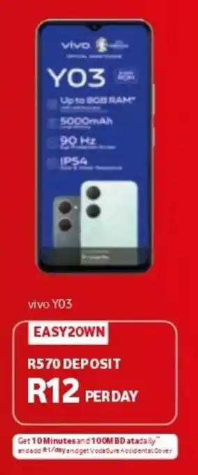 Vodacom Vivo Y03 offer