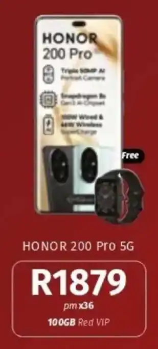 Vodacom HONOR 200 Pro 5G offer