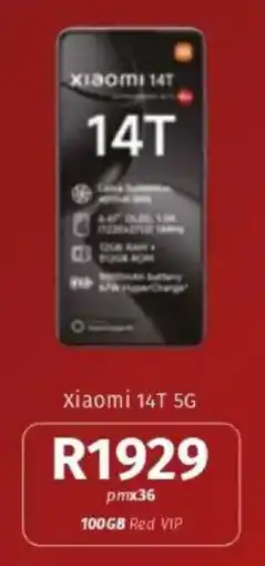 Vodacom Xiaomi 14T 5G offer