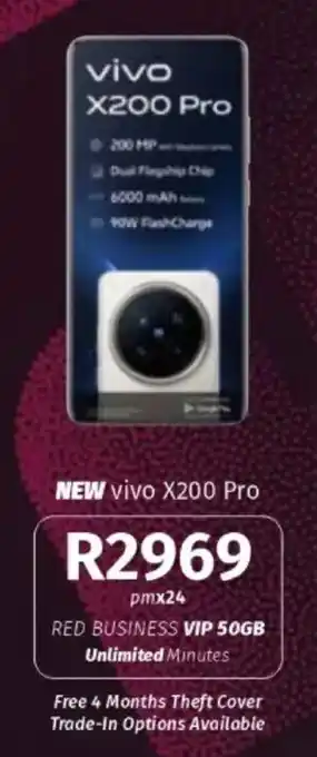 Vodacom Vivo X200 Pro offer