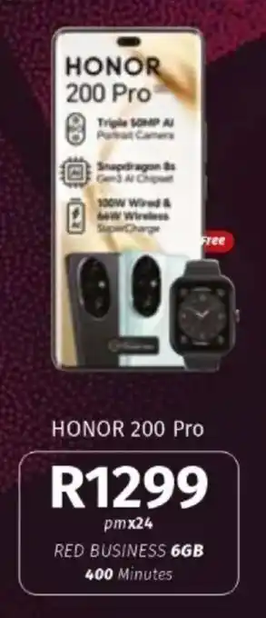 Vodacom HONOR 200 Pro offer