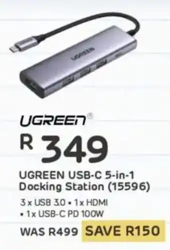 Computer Mania UGREEN USB-C 5-in-1 Docking Station offer