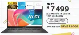 Computer Mania MSI Modern 14 Core i3 13th Gen Laptop offer