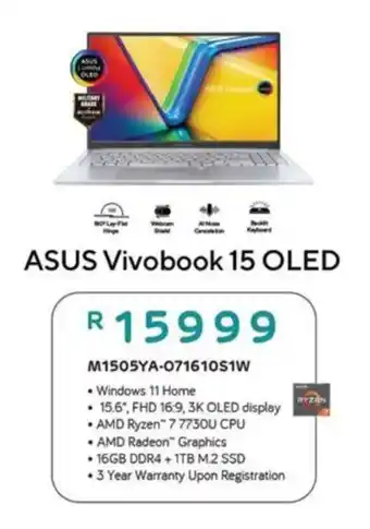 Computer Mania ASUS Vivobook 15 OLED offer