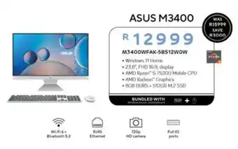 Computer Mania ASUS M3400 offer