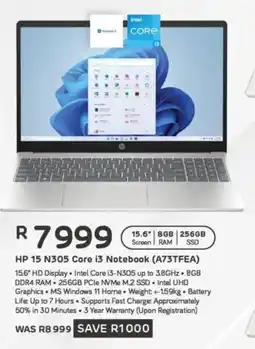 Computer Mania HP 15 N305 Core i3 Notebook (A73TFEA) offer