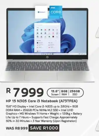 Computer Mania HP 15 N305 Core i3 Notebook (A73TFEA) offer