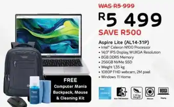 Computer Mania Acer Aspire Lite (AL14-31P) offer