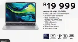 Computer Mania Acer Aspire Lite (AL16-71M) offer