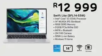 Computer Mania Acer Swift Lite (SFL14-53M) offer