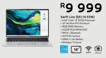 Computer Mania Acer Swift Lite (SFL14-53M) offer