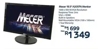 Computer Mania Mecer 19.5" A2057N Monitor offer