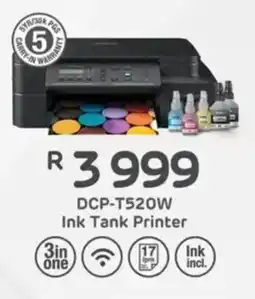 Computer Mania Brother DCP-T520W Ink Tank Printer offer