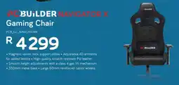 Computer Mania PC BUILDER Gaming Chair PCB_GC_NAVIGATORX offer