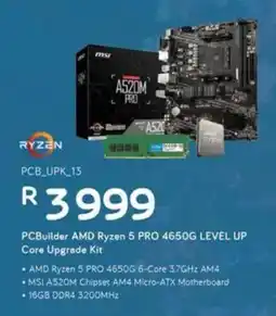 Computer Mania PCBuilder AMD Ryzen 5 PRO 4650G LEVEL UP Core Upgrade Kit offer