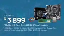 Computer Mania PCBuilder AMD Ryzen 5 5500 LEVEL UP Core Upgrade Kit offer