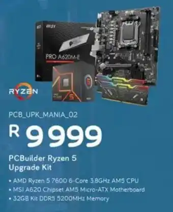 Computer Mania PCBuilder Ryzen 5 Upgrade Kit offer