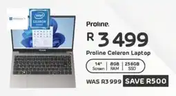 Computer Mania Proline Celeron Laptop offer