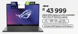 Computer Mania ASUS ROG Zephyrus G16 GU605MV Core Ultra 9 Gaming Laptop offer