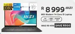 Computer Mania MSI Modern 14 Core i5 Laptop offer