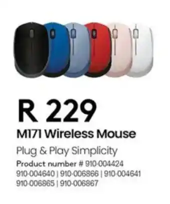 Computer Mania Logitech M171 Wireless Mouse offer