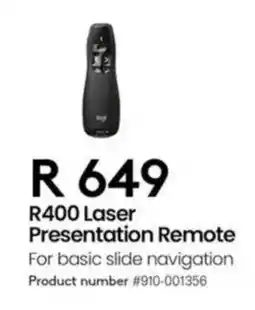 Computer Mania Logitech R400 Laser Presentation Remote offer