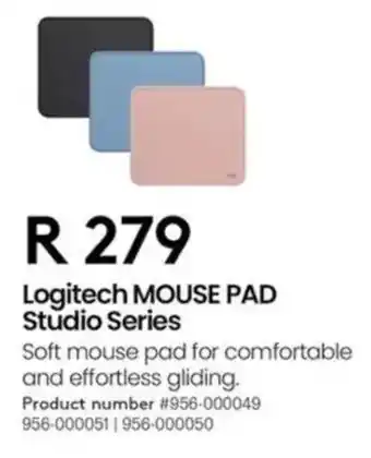 Computer Mania Logitech MOUSE PAD Studio Series offer