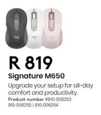 Computer Mania Logitech Signature M650 offer