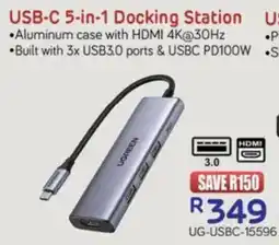 Computer Mania UGREEN USB-C 5-in-1 Docking Station offer