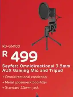 Computer Mania REDRAGON Seyfert Omnidirectional 3.5mm AUX Gaming Mic and Tripod offer