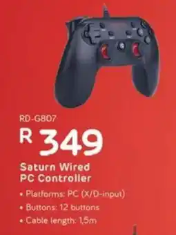 Computer Mania REDRAGON Saturn Wired PC Controller offer