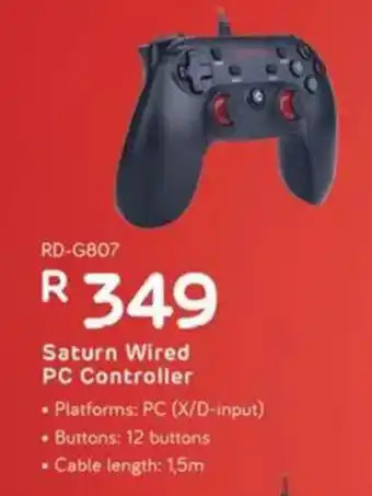 Computer Mania REDRAGON Saturn Wired PC Controller offer