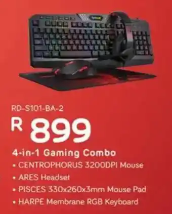 Computer Mania REDRAGON 4-in-1 Gaming Combo offer