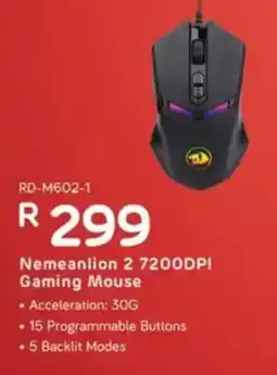 Computer Mania REDRAGON Nemeanlion 2 7200DPI Gaming Mouse offer