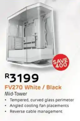 Computer Mania COUGAR FV270 White / Black Mid-Tower offer