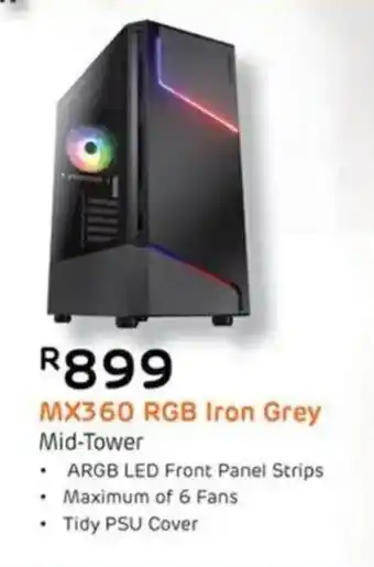 Computer Mania COUGAR MX360 RGB Iron Grey Mid-Tower offer